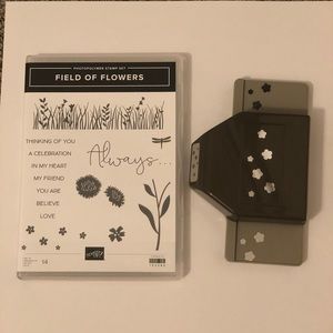 Stampin Up! Field of Flowers Stamp set & Punch
